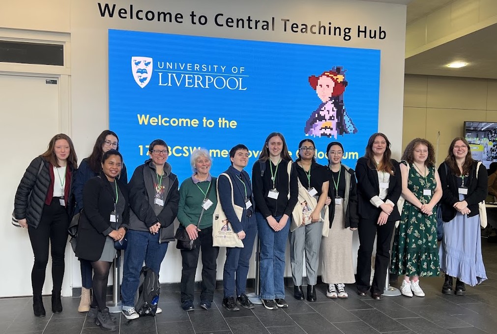 Much of the Aberystwyth Contingent: Rebecca, Begum, Praboda, Me, Edel, Danniela, Abby, Joanna, Jasmine, Grace, Savannah and Tamzin (missing: Amanda and Anita)